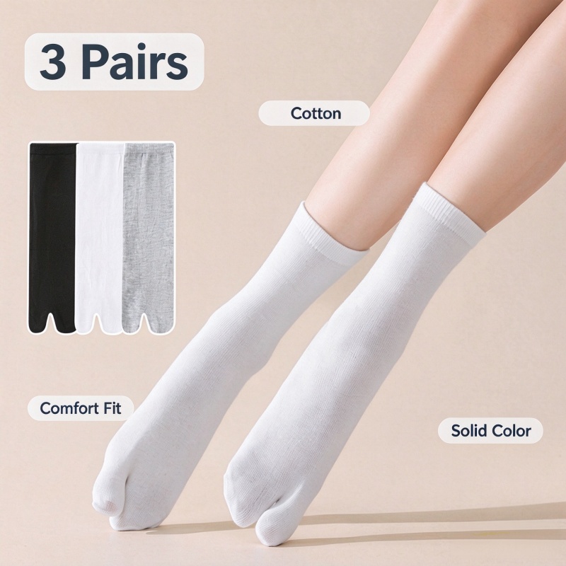 3 Pairs/Lot Unisex Cotton Spli - Toe Sock Split review and price