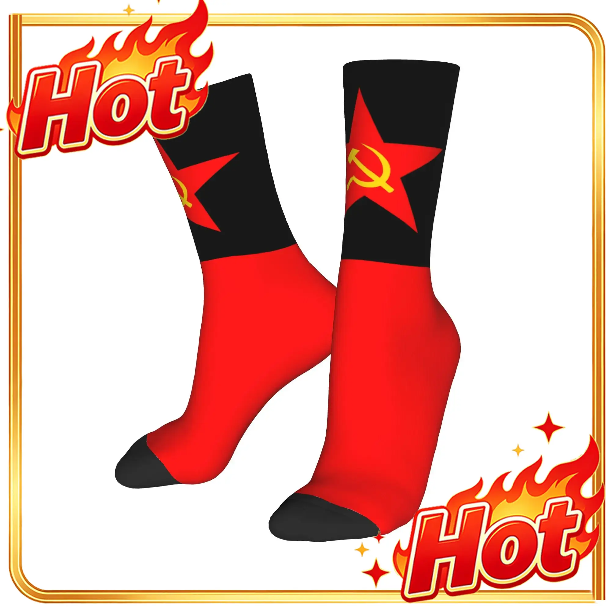 Russian Flag Custom Hammer  Si - Dress Sock Men review and price