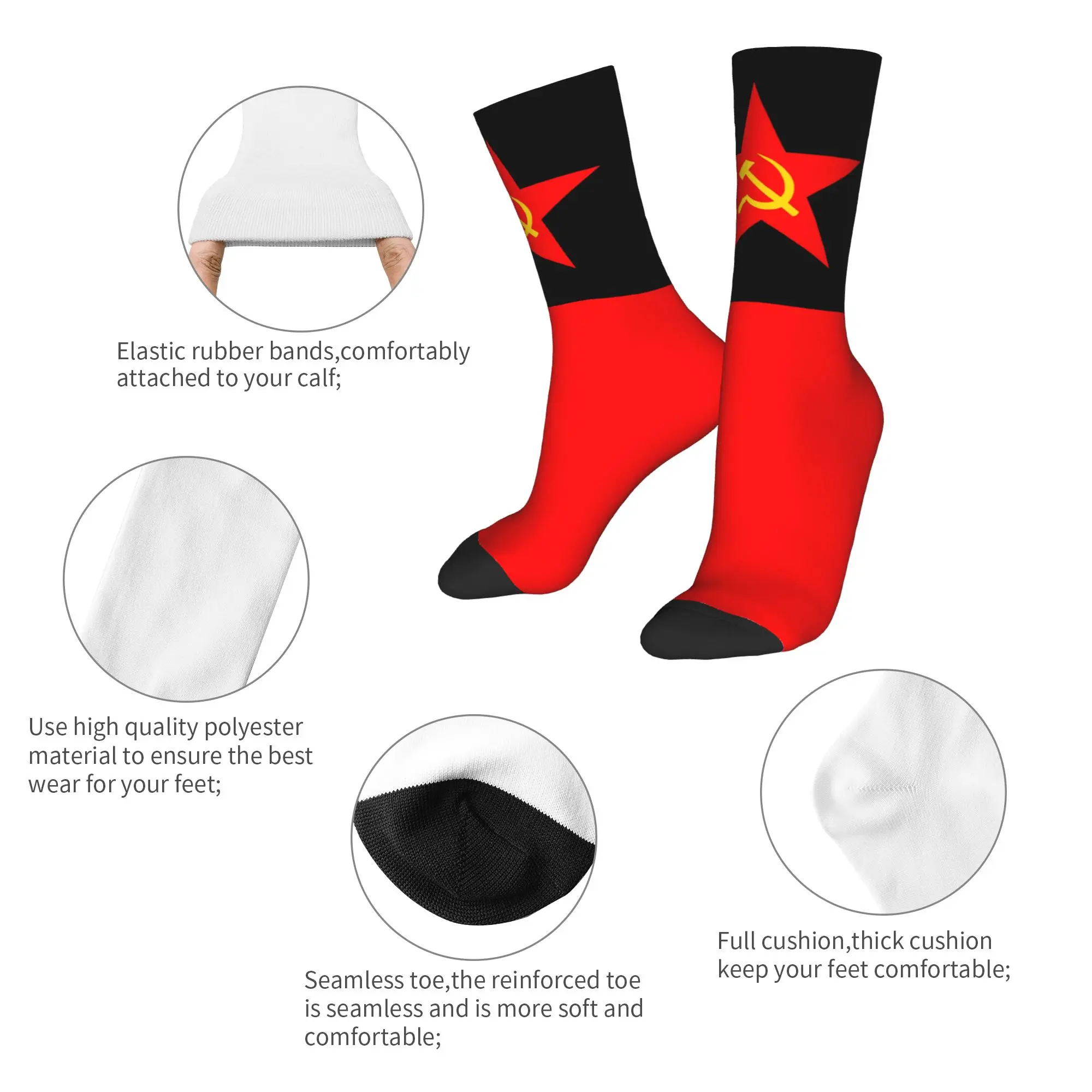 Russian Flag Custom Hammer  Si - Dress Sock Men review and price